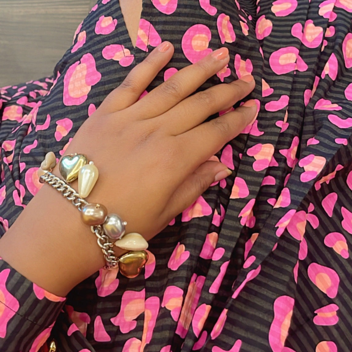 Raza Multitoned Chain Bracelet