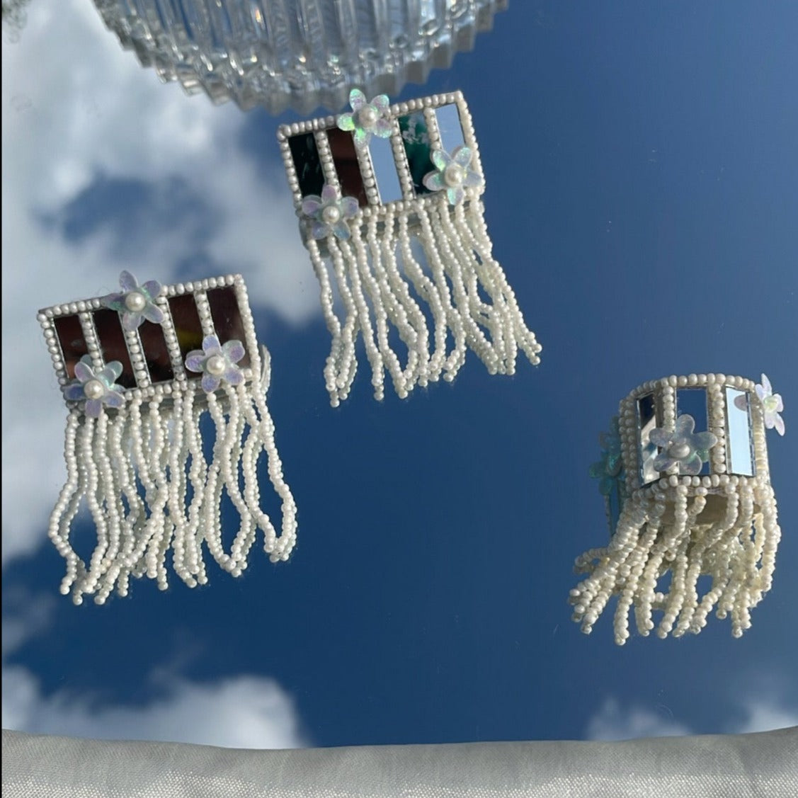 Mia Mirror Earrings