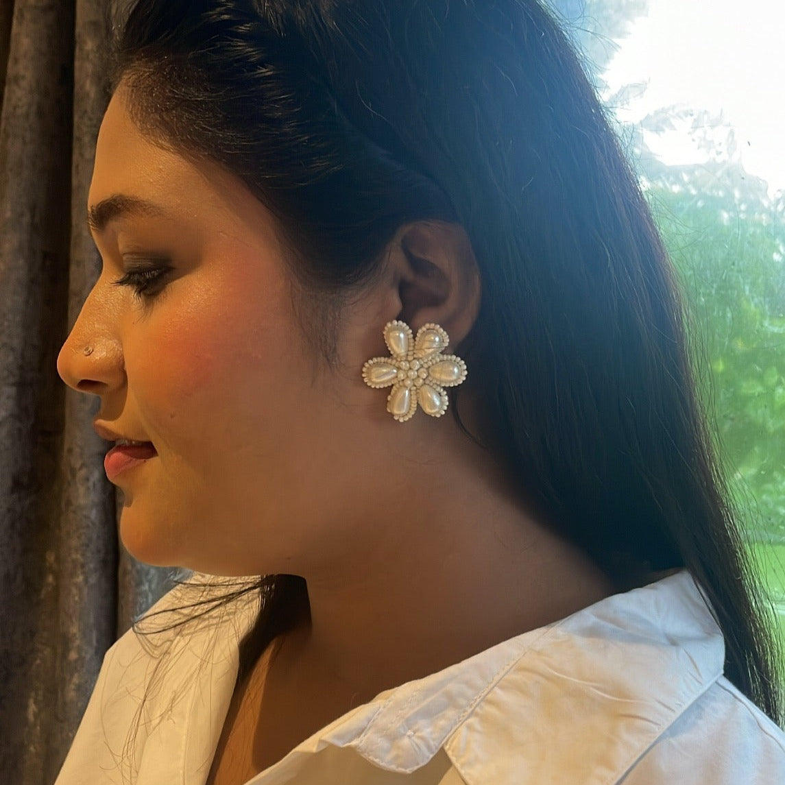 Pushp stud earrings
