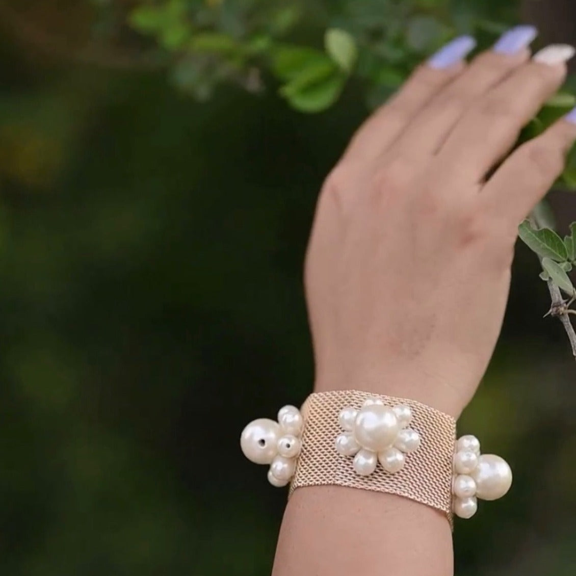 Jhankar Golden Bracelet