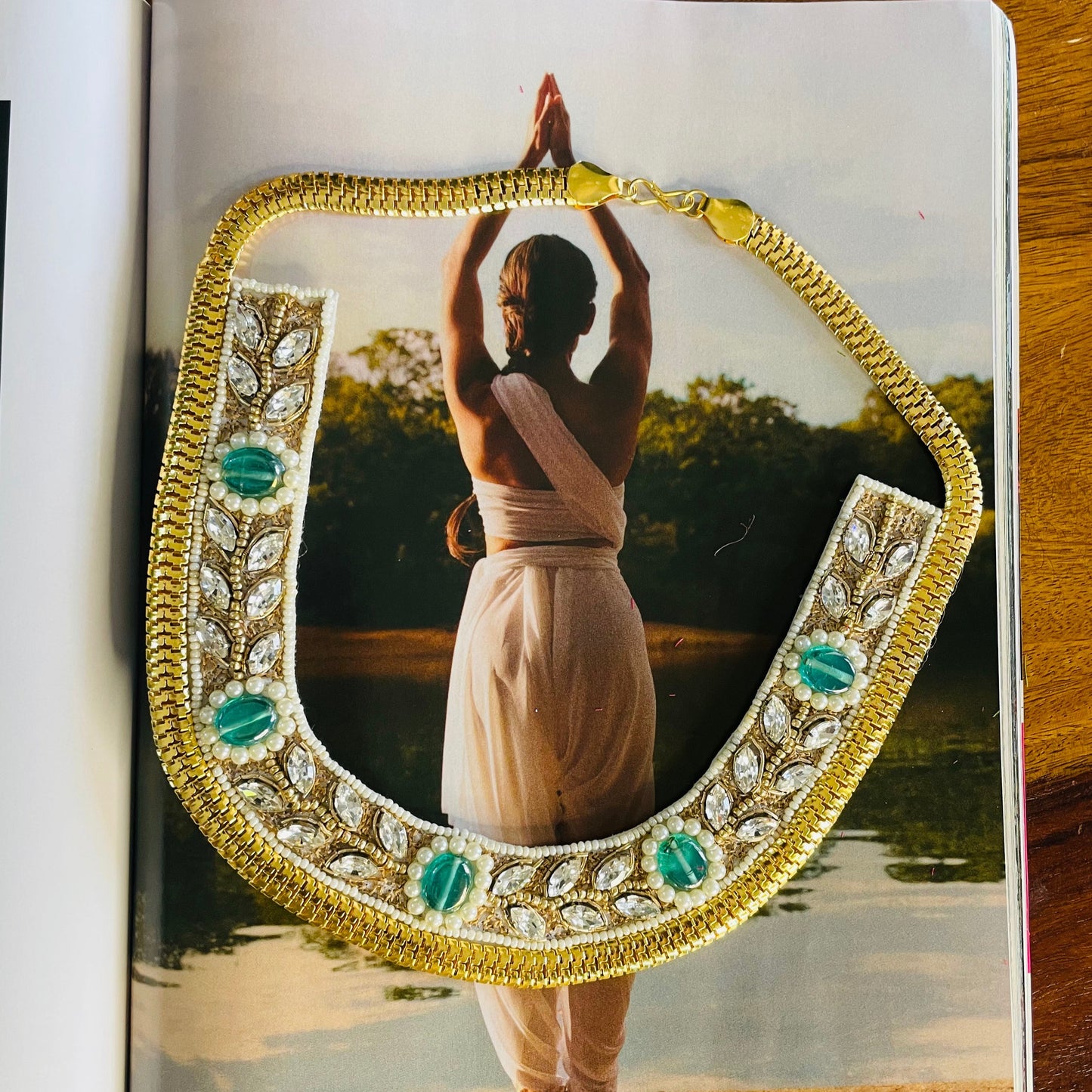 Surmani Green Stone Necklace