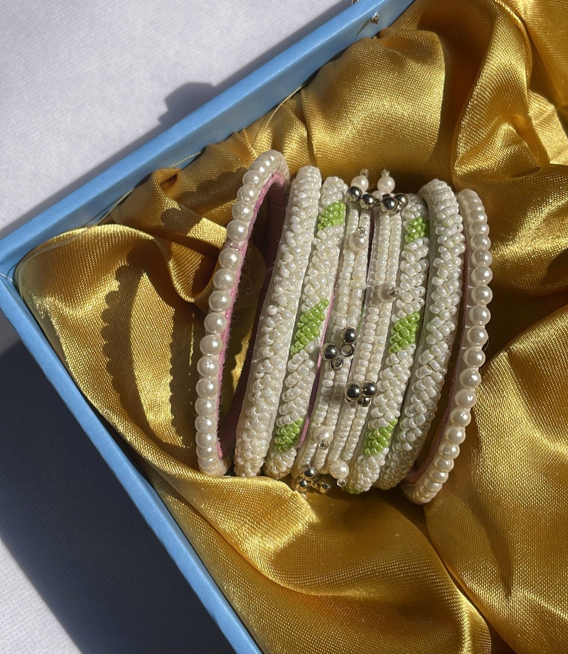 Rubani Pearl Bangle Set