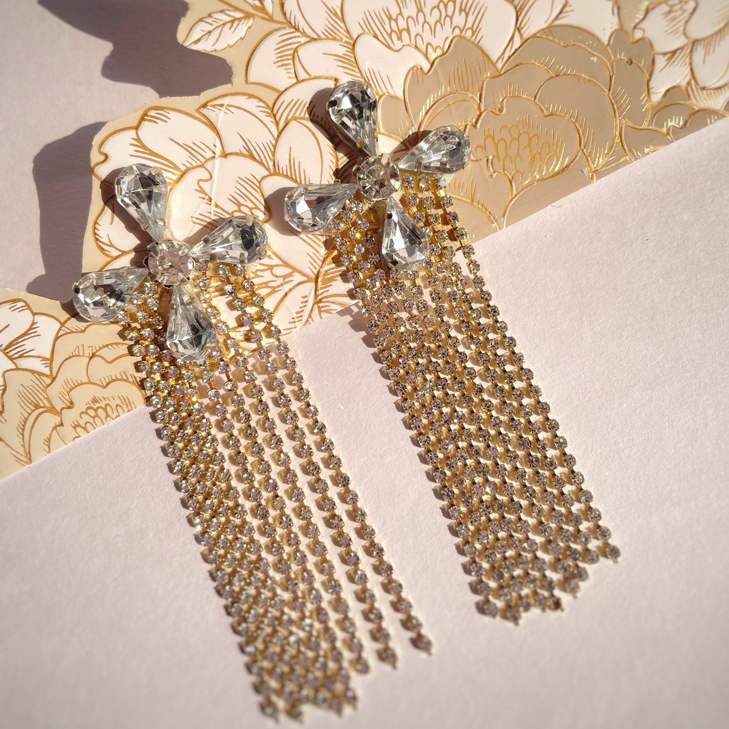 Crystal Rhinestone Statement Earrings