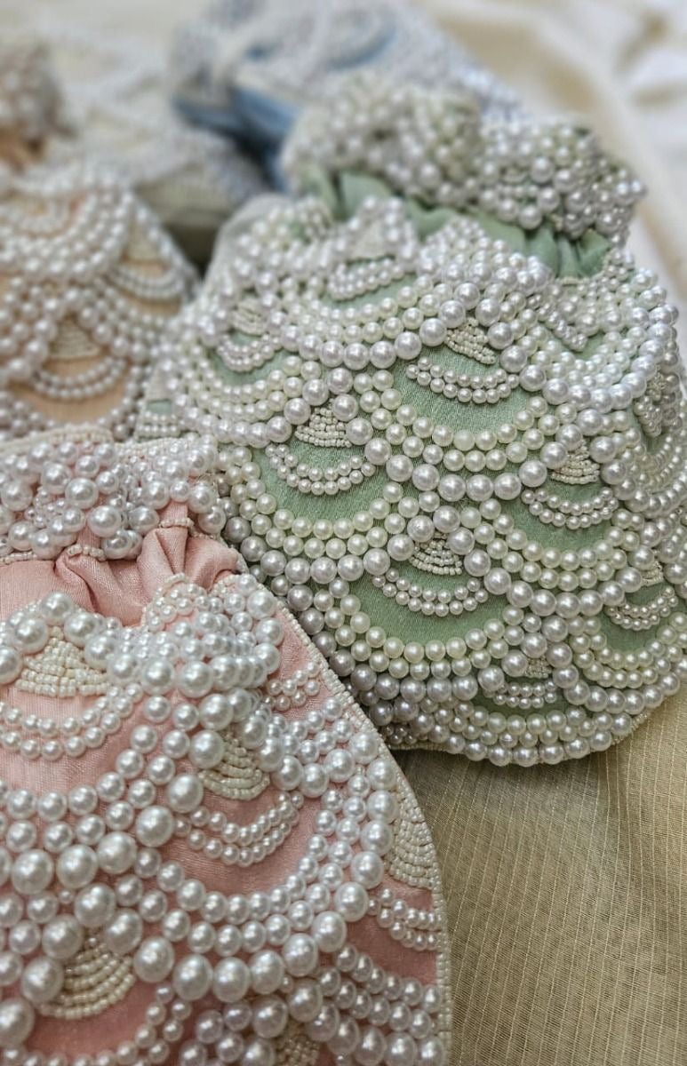 Pink Pearl Potli