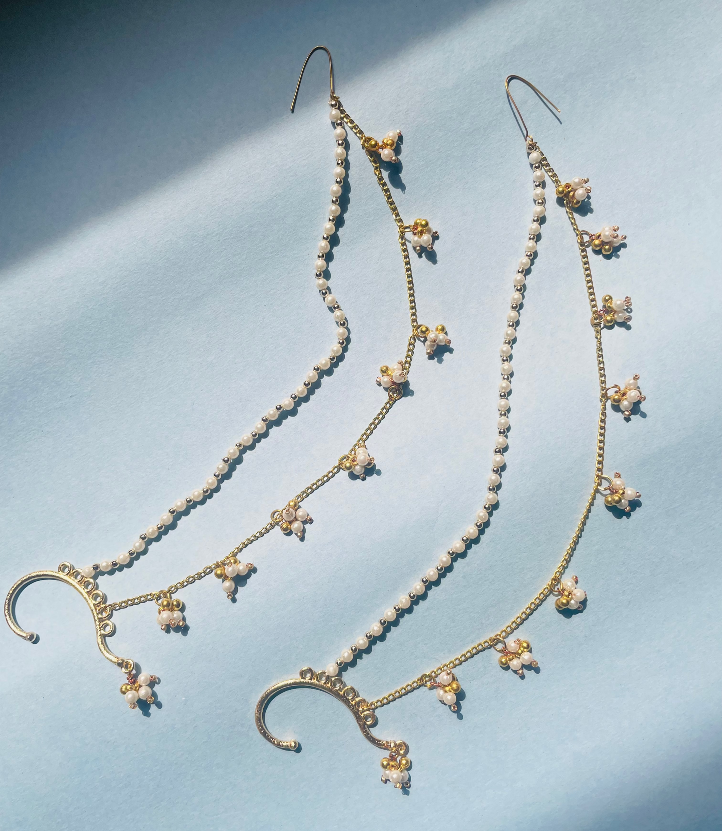 Shayra Earrings with Hair Extension