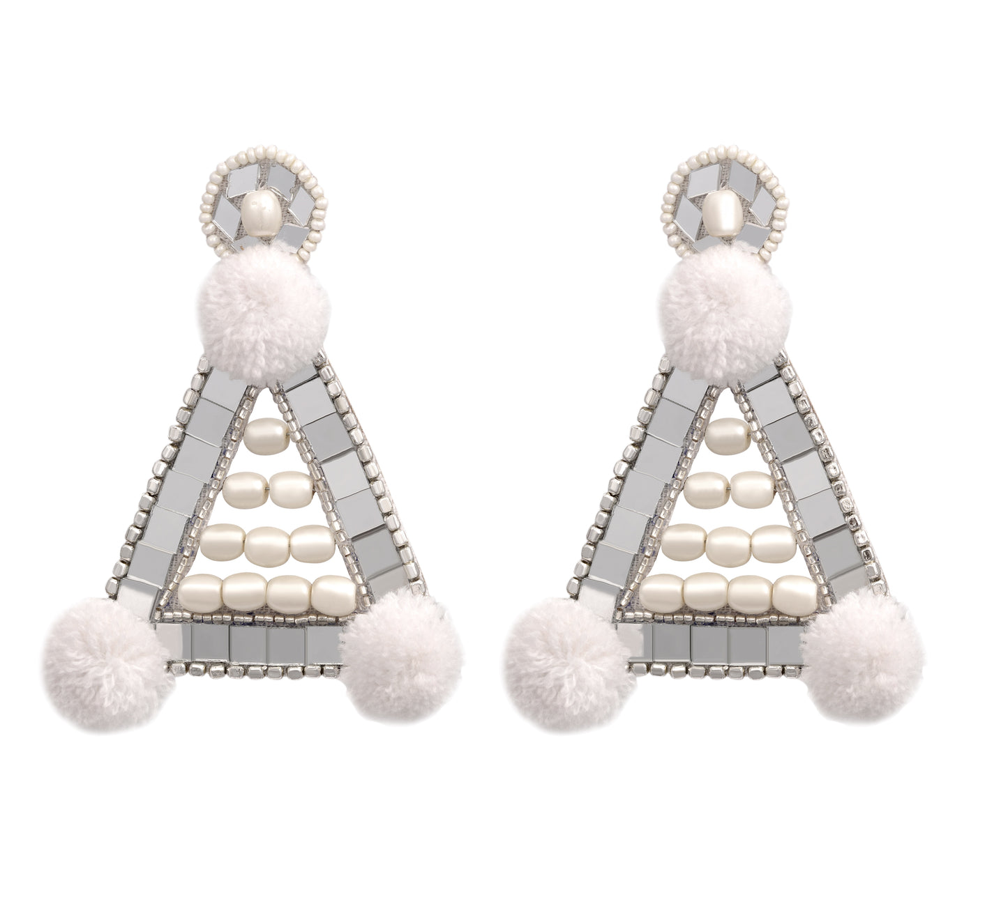 Shukhi Pom Pom Earrings