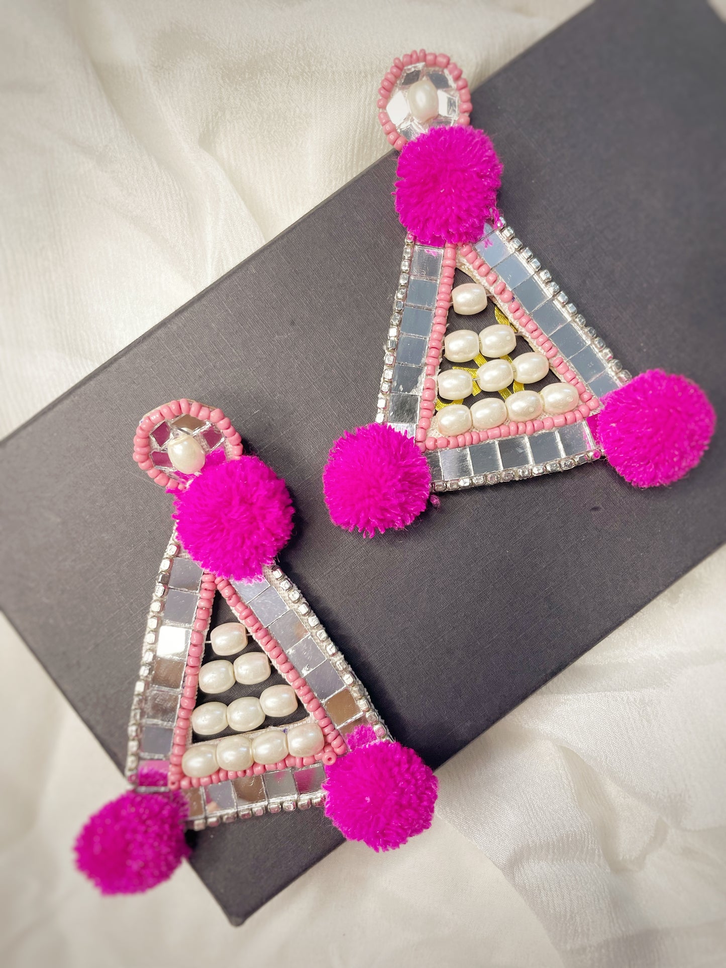 Shukhi Pom Pom Earrings