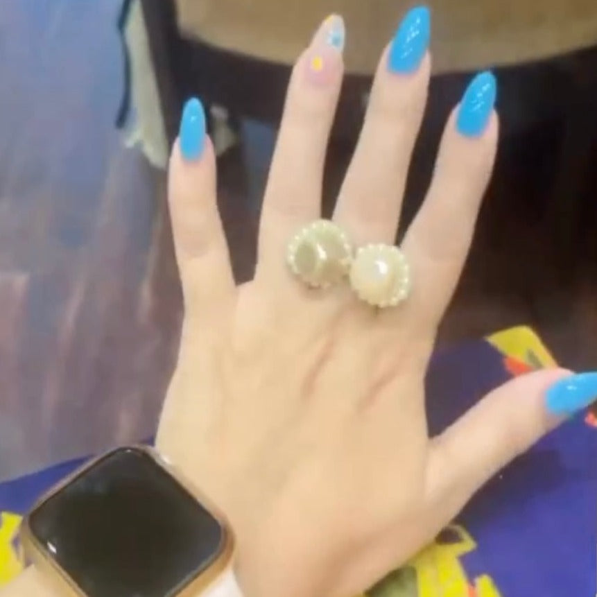 Pearl Double Ring
