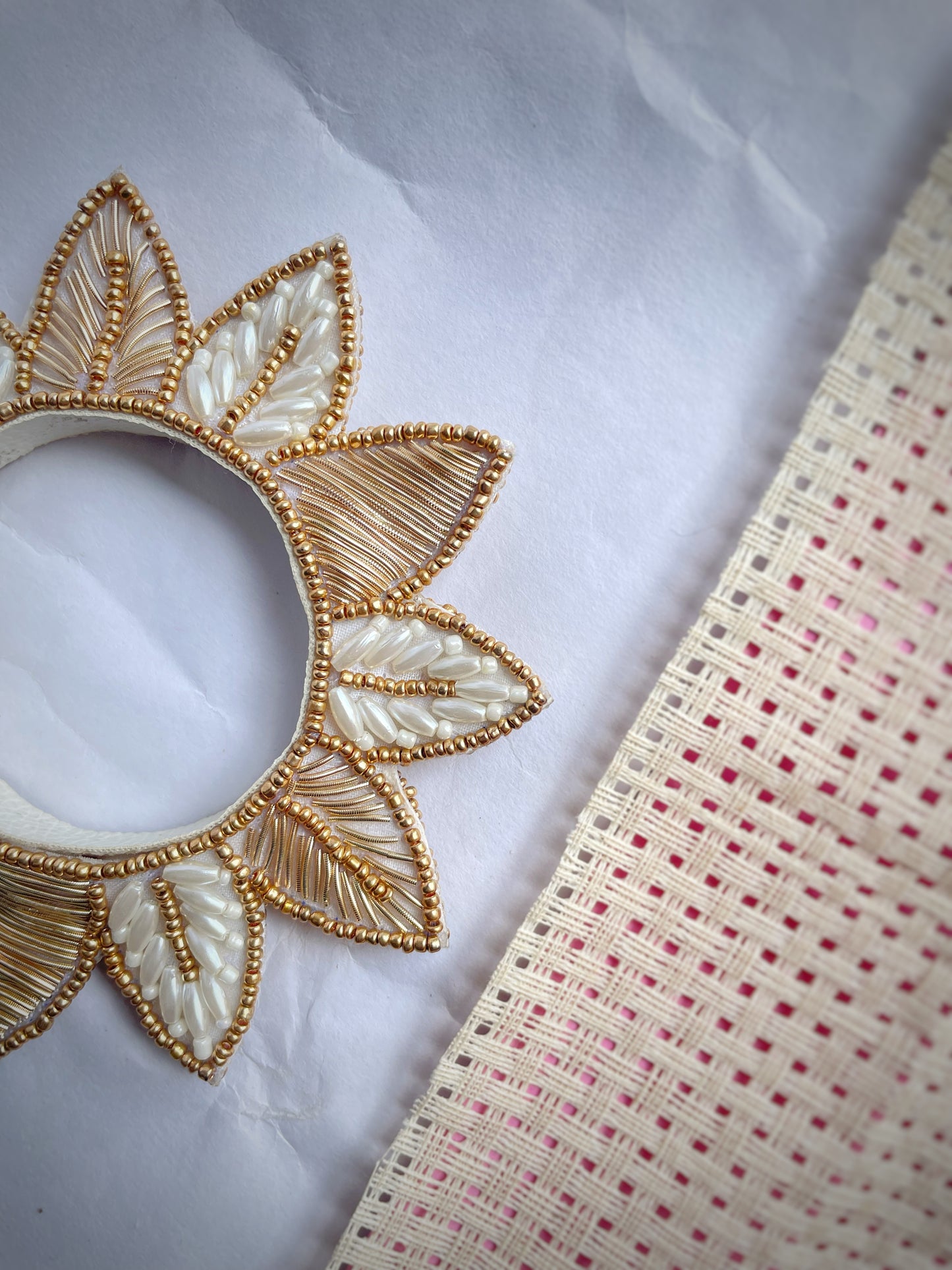 Leaf Golden Statement Bangle