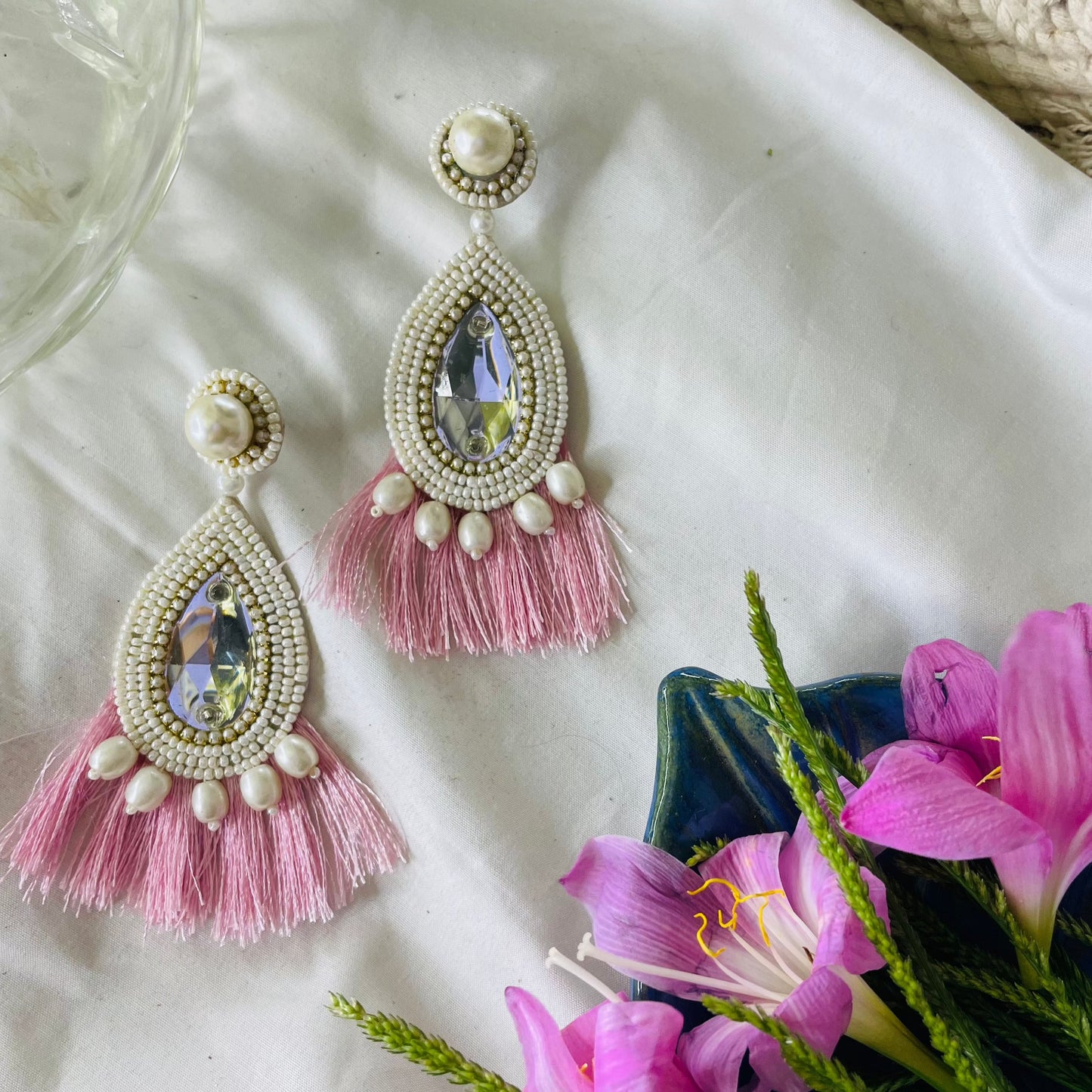 Crystal Fringe Earrings