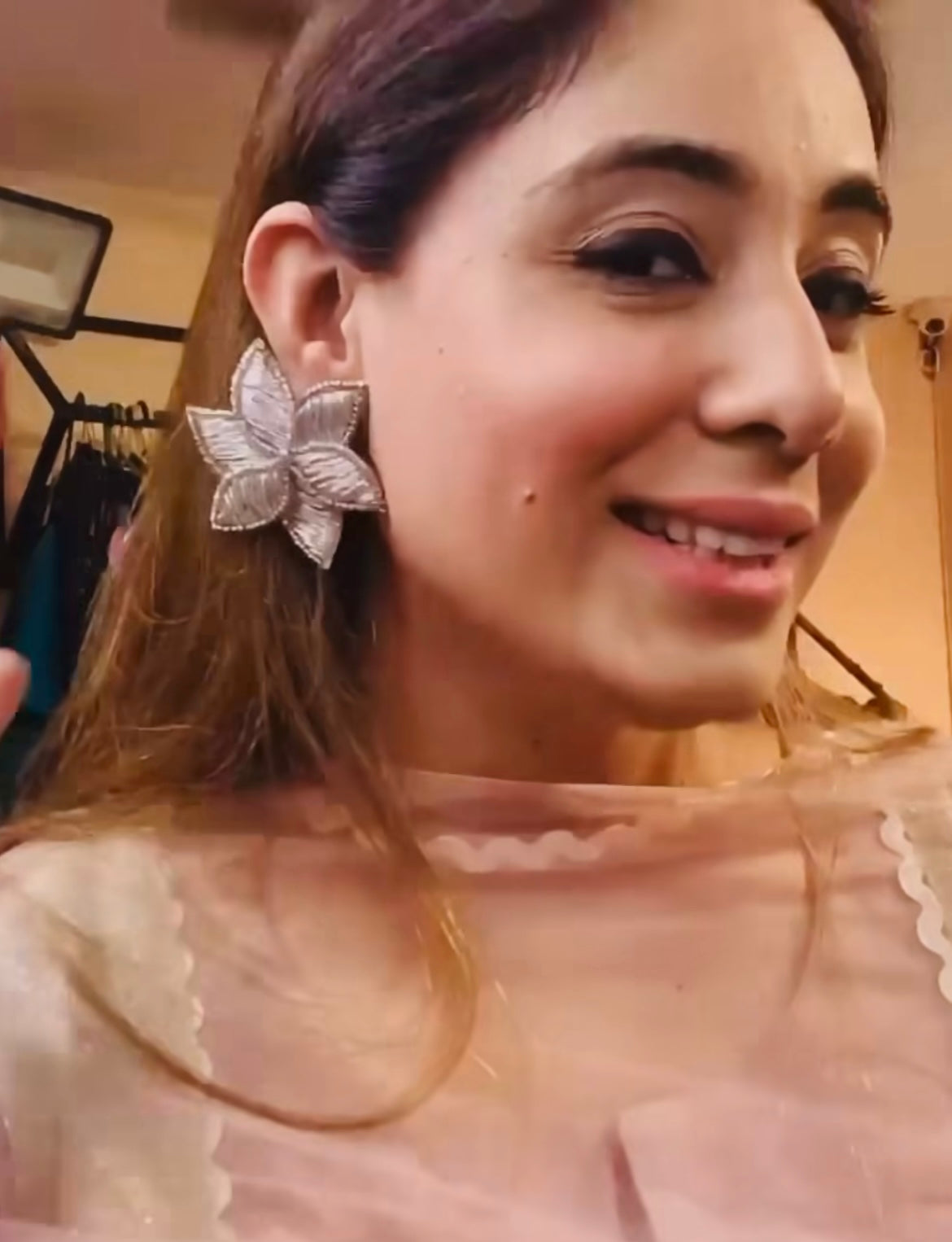 Qisha Big studs Earrings
