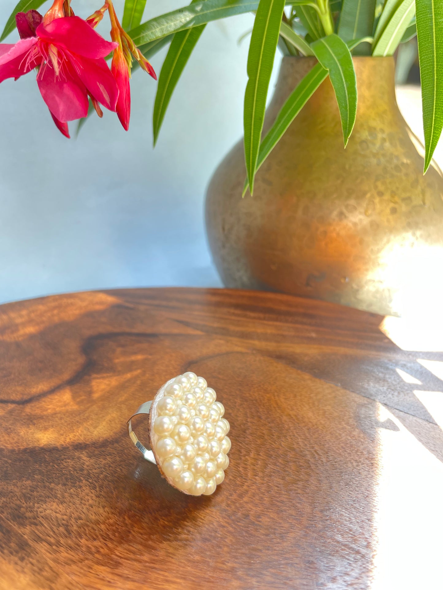 Classic Pearl Cocktail Ring
