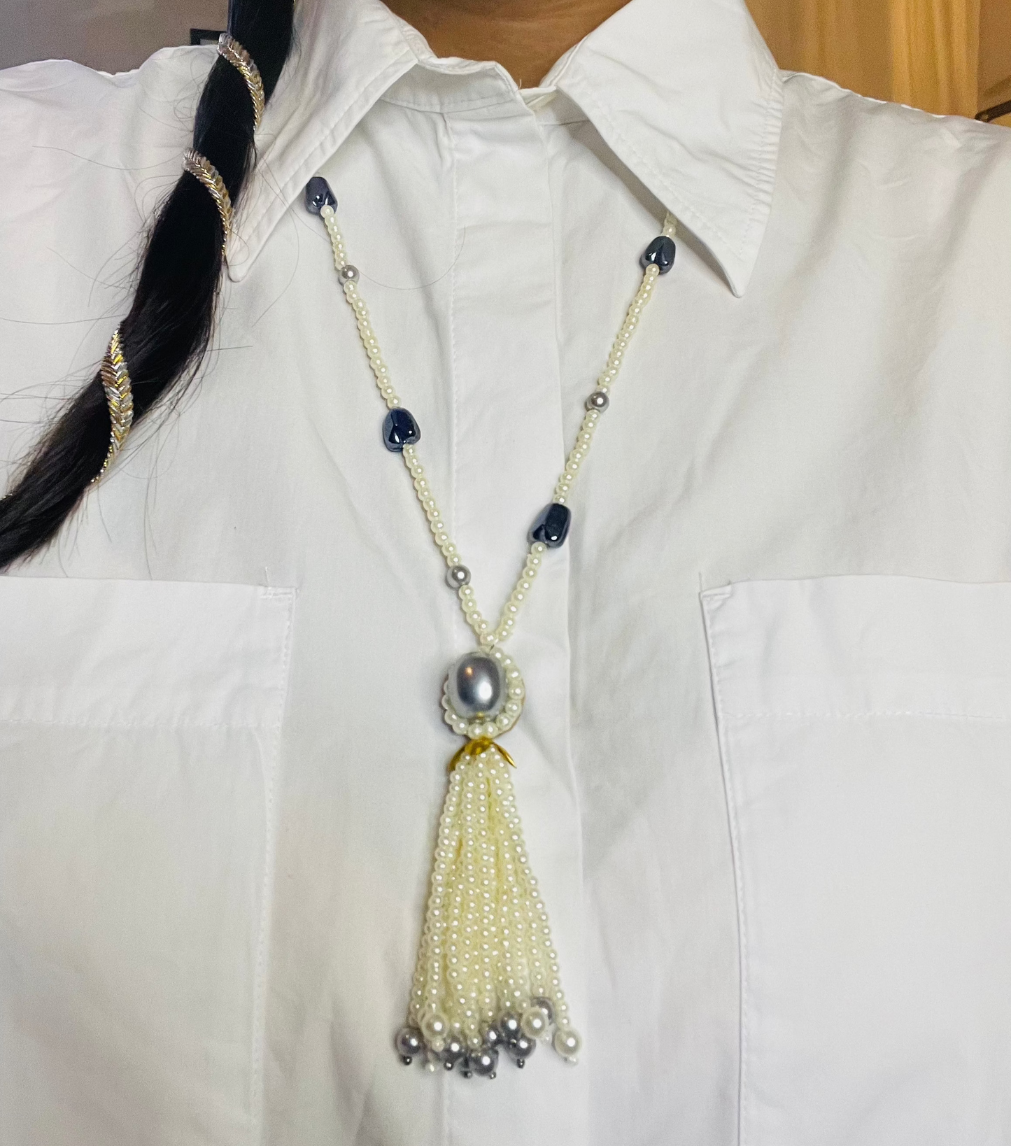 Pearl Long Necklace
