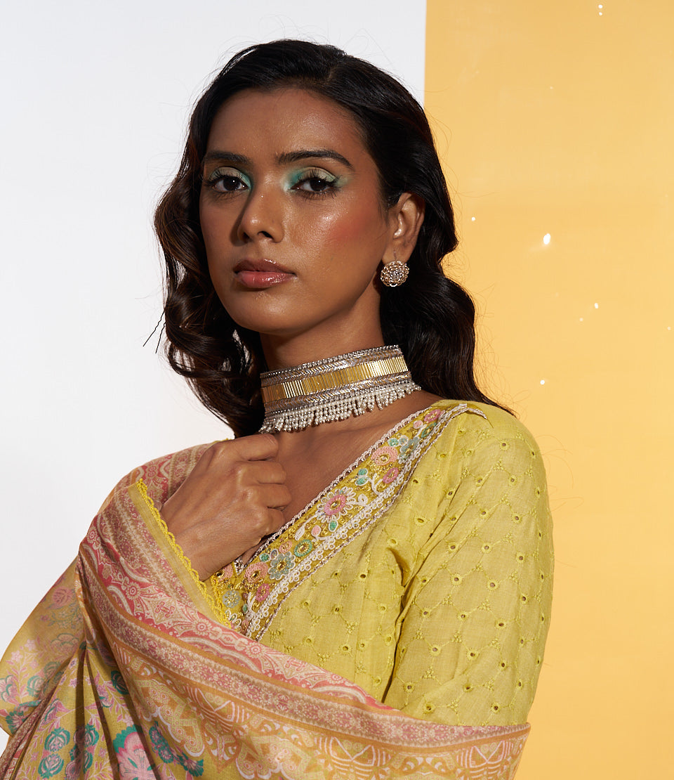 Dabka Choker Necklace