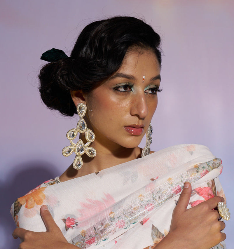 Crystal Statement Danglers Earrings