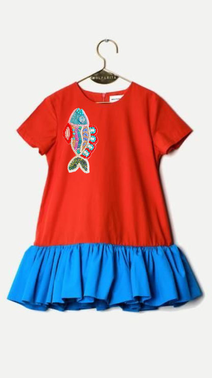 Fish Multicolored Brooch