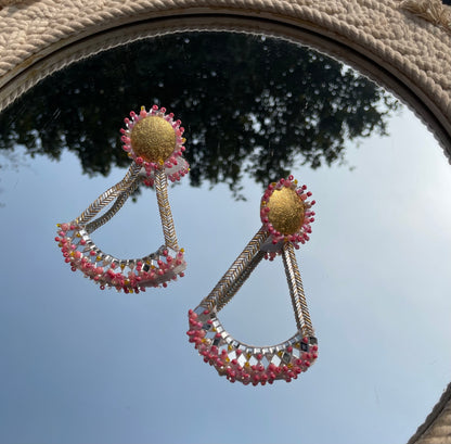 Suhilra Mirror Gold Earrings