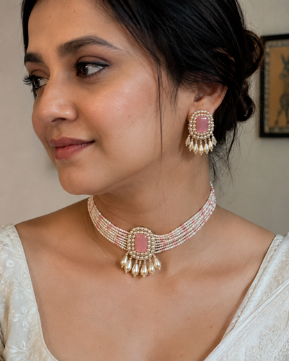 Blush Necklace set