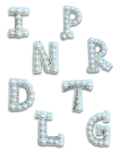 Initial Bold Letter Brooches