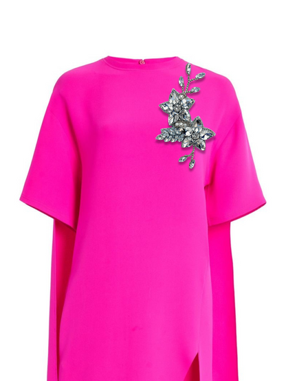 Flower Crystal Brooch