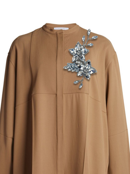 Flower Crystal Brooch