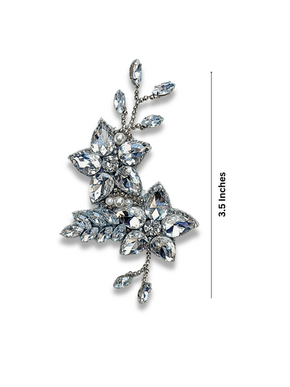 Flower Crystal Brooch