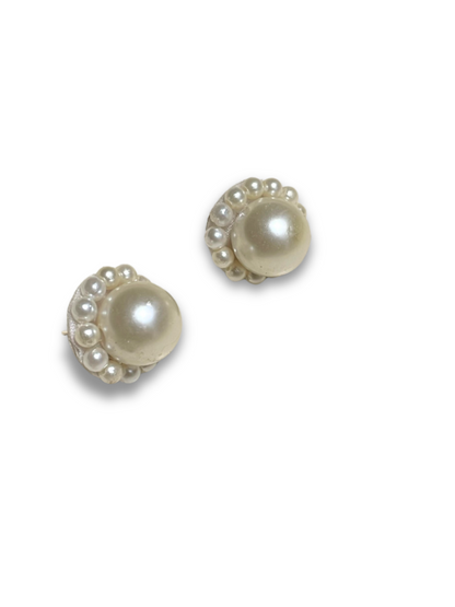 Big Pearl Studs Earrings