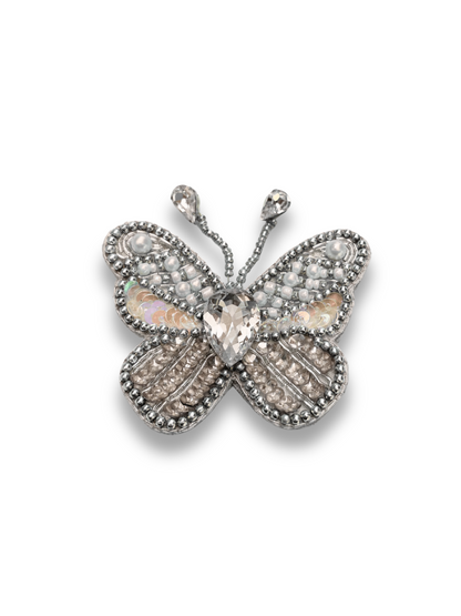 Crystal Butterfly Brooch