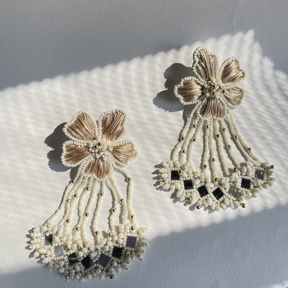 Priyan Statement Danglers Earrings