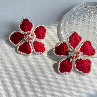 Pushpa Statement Big Earrings