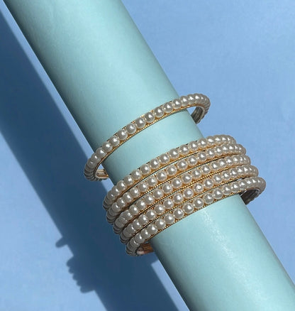 Pearls Bangle Set