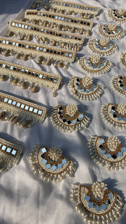 Shell Mirror Choker Necklace