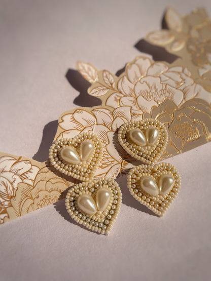 Double Heart Earrings