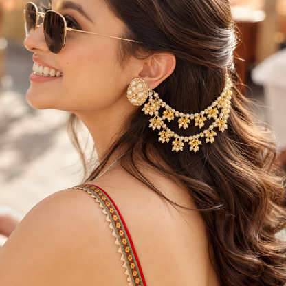 Rusa statement Ear-chain