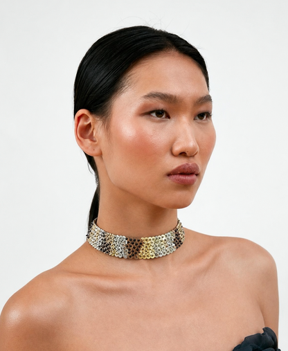Multicolored Choker Necklace