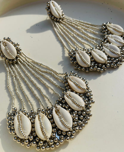 Shaya Shell Long Earrings