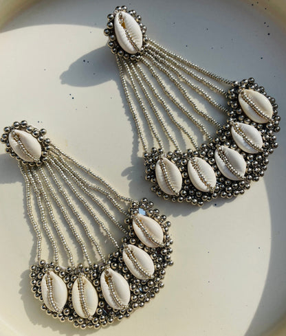 Shaya Shell Long Earrings