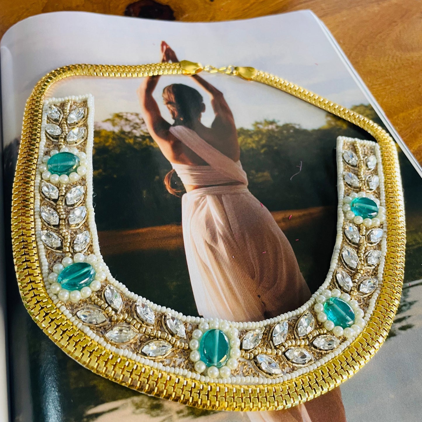 Surmani Green Stone Necklace