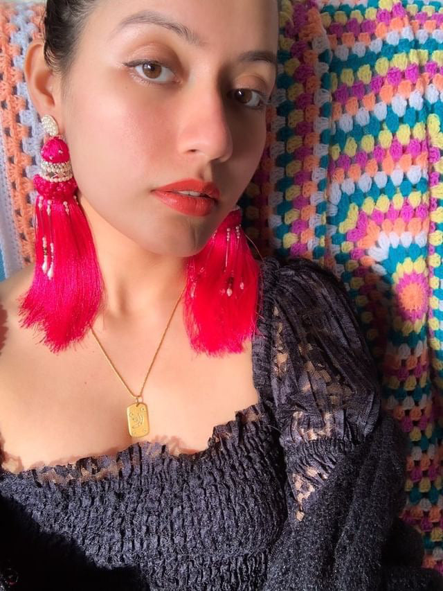 Statement Pink Earrings