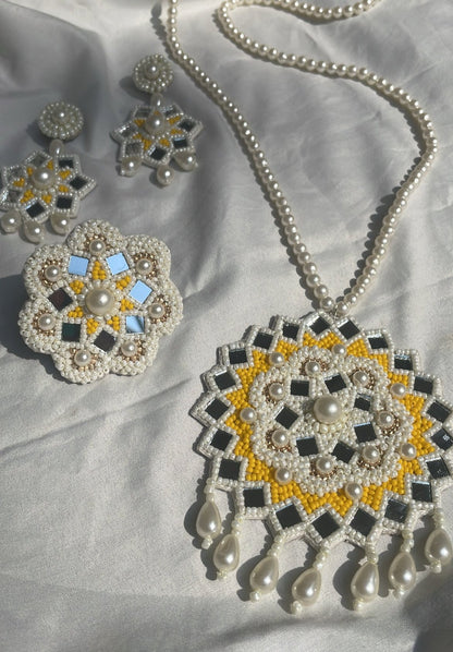 Mirror Long Necklace