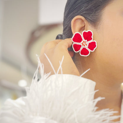 Pushpa Statement Big Earrings