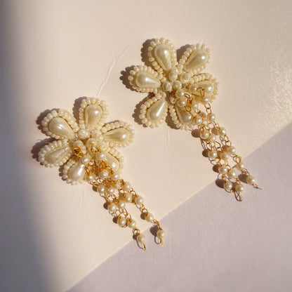 Flower Hanging Earrings