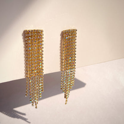 Rhinestone Statement Earrings