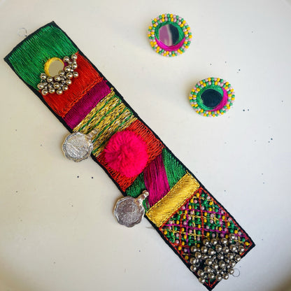 Multicolored Boho Necklace set