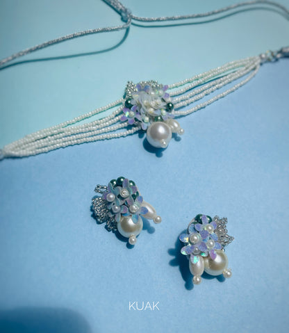 Fairy Pearl Necklace set