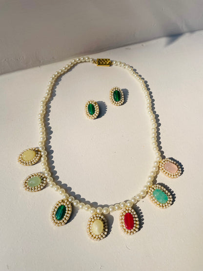 Multi colored Necklace set