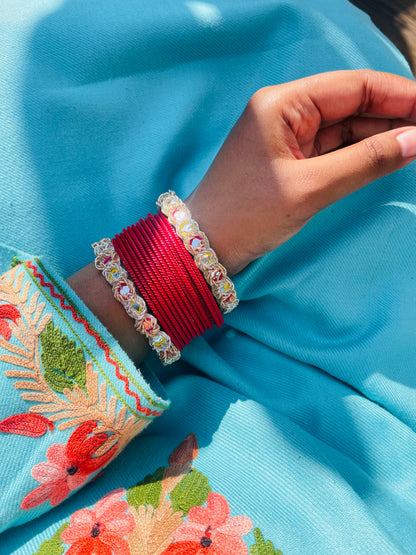 Dabka mirror Statement Bangle