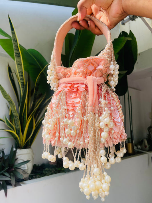 Pink Pearl Potli