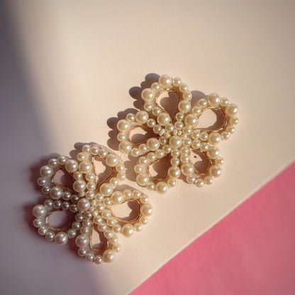 Flower Big Stud Earrings