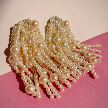 Pearl Hanging Earrings